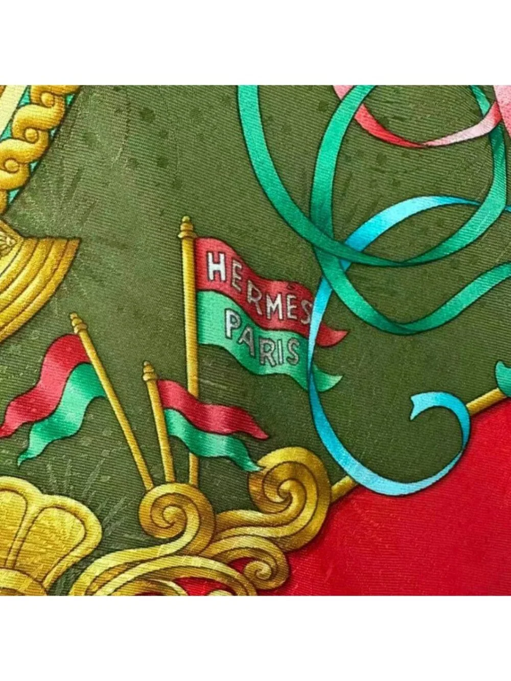 Hermes Carre 90 Scarf Silk Luna Park Amusement Merry Go Round